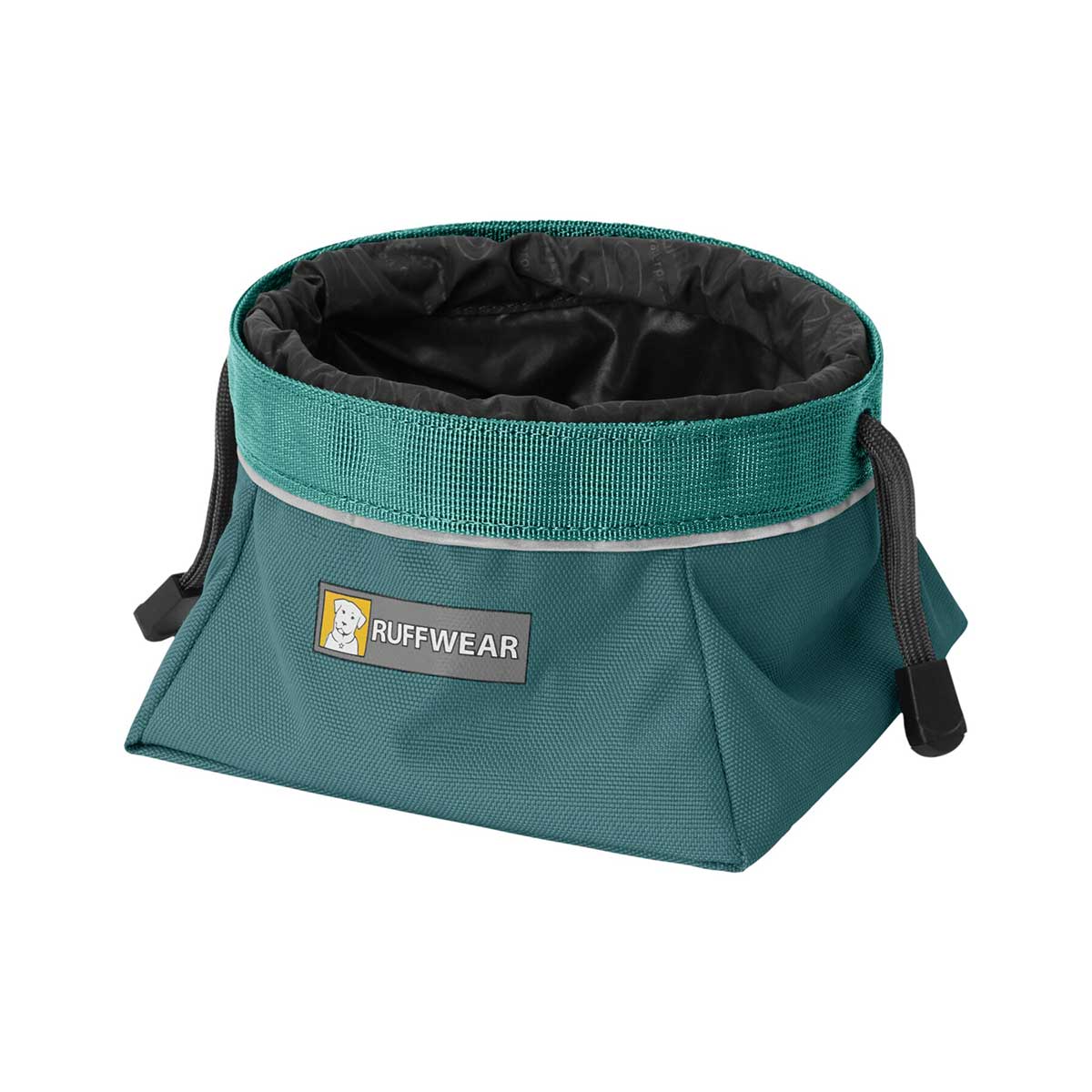 Ruffwear Quencher Cinch Top Dog Bowl in Tumalo Teal